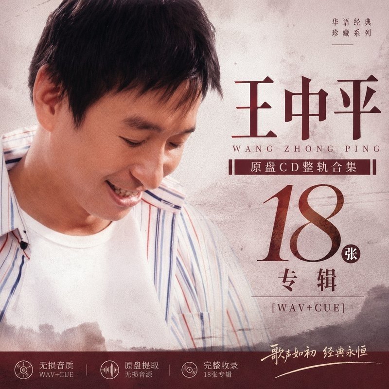 王中平 ｜18张专辑原盘CD整轨合集[WAV+CUE]