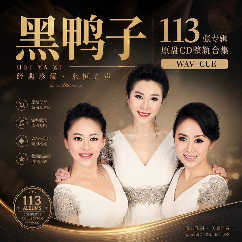 黑鸭子 ｜113张专辑原盘CD整轨合集[WAV+CUE] 封面
