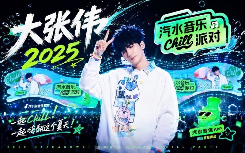 大张伟 – 2025 汽水音乐Chill派对 现场封面