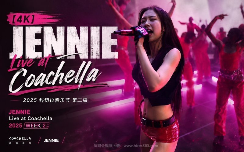【4K】JENNIE – 2025 科切拉音乐节 第二周 JENNIE Live at Coachella 2025 Week 2 现场封面