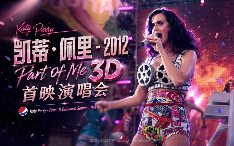 凯蒂·佩里 – 2012 Part Of Me 3D 首映演唱会 Katy Perry – Pepsi & Billboard Summer Beats 现场封面