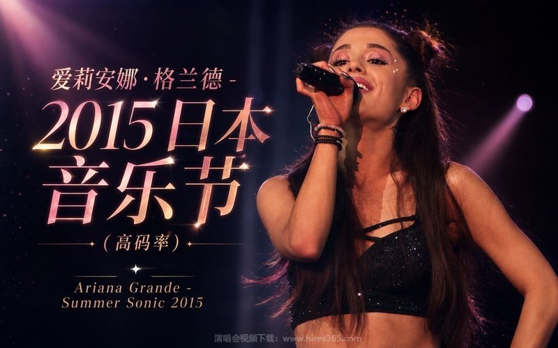 爱莉安娜·格兰德 – 2015 日本音乐节（高码率） Ariana Grande – Summer Sonic 2015 现场封面
