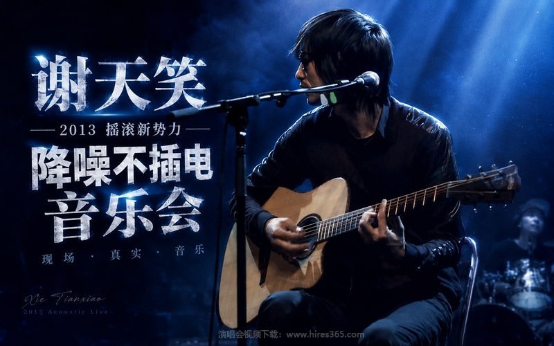 谢天笑 – 2013 摇滚新势力 降噪不插电音乐会 现场封面