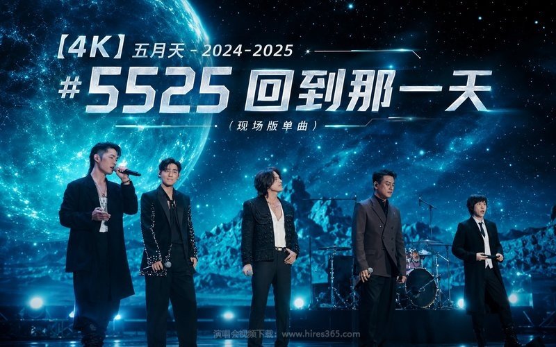 【4K】五月天 – 2024-2025 #5525 回到那一天（现场版单曲） 现场封面