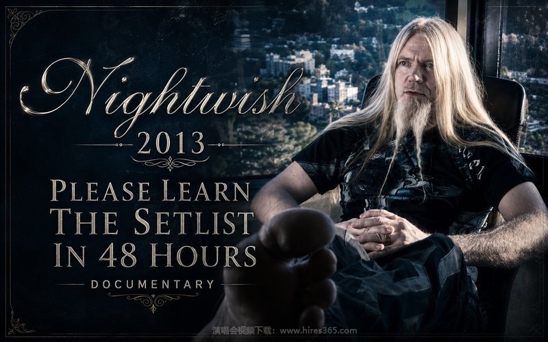 Nightwish – 2013 Please Learn The Setlist In 48 Hours Documentary 现场封面