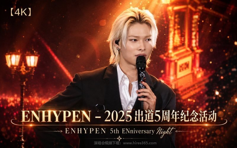 【4K】ENHYPEN – 2025 出道5周年纪念活动 ENHYPEN 5th ENniversary Night 现场封面