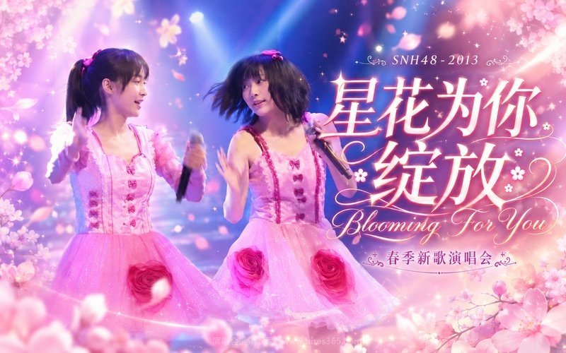 SNH48 – 2013 “星花为你绽放Blooming For You“ 春季新歌演唱会 现场封面