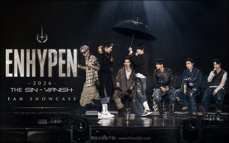 ENHYPEN – 2026  THE SIN – VANISH  FAN SHOWCASE 现场封面
