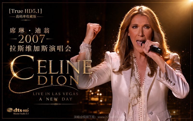 【True HD5.1】席琳·迪翁 – 2007 拉斯维加斯演唱会（高码率） Celine Dion Live in Las Vegas – A New Day 现场封面
