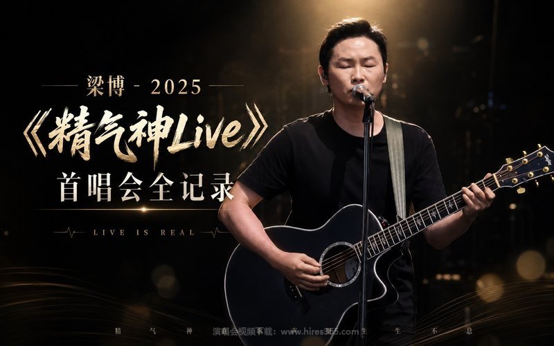 梁博 – 2025 《精气神Live》首唱会全记录 现场封面