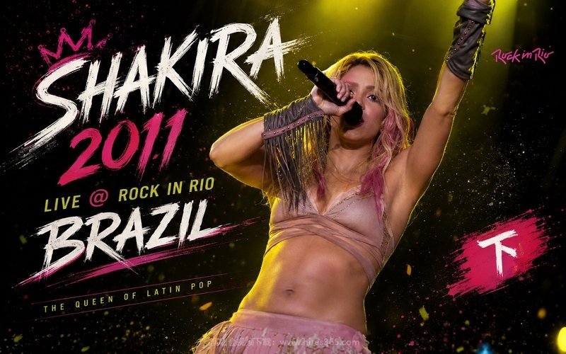 Shakira – 2011 Live @ Rock In Rio Brazil 下 现场封面