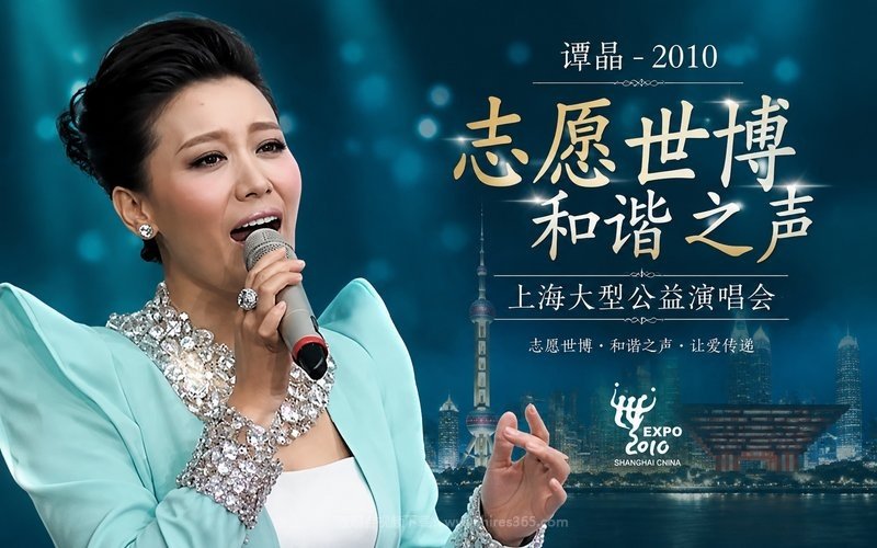 谭晶 – 2010 志愿世博 和谐之声 上海大型公益演唱会 现场封面