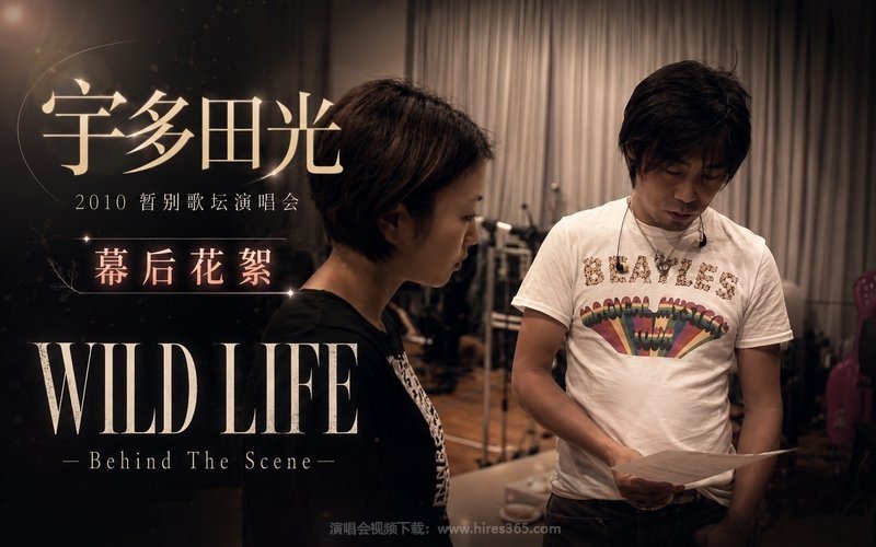 宇多田光 – 2010 暂别歌坛演唱会 幕后花絮 WILD LIFE -Behind The Scene- 现场封面