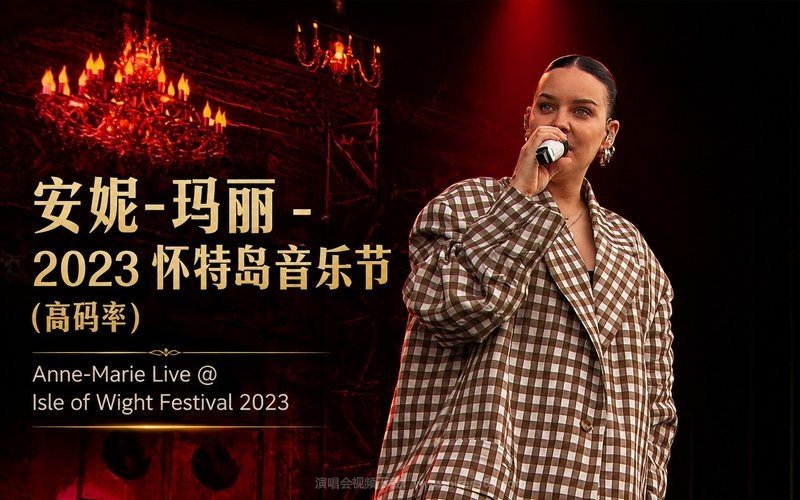 安妮-玛丽 – 2023 怀特岛音乐节（高码率） Anne-Marie Live @ Isle of Wight Festival 2023 现场封面