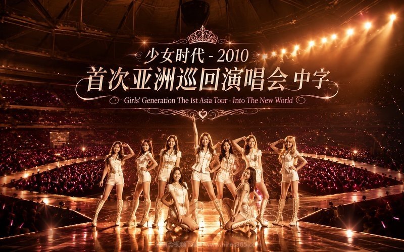 少女时代 – 2010 首次亚洲巡回演唱会 中字 Girls’ Generation The 1st Asia Tour – Into The New World 现场封面