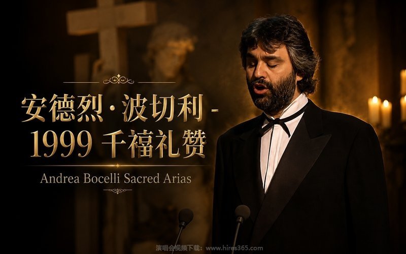 安德烈·波切利 – 1999 千禧礼赞 Andrea Bocelli Sacred Arias 现场封面
