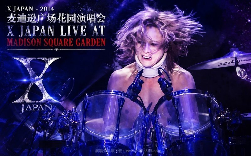 X JAPAN – 2014 麦迪逊广场花园演唱会 X JAPAN LIVE AT MADISON SQUARE GARDEN 现场封面