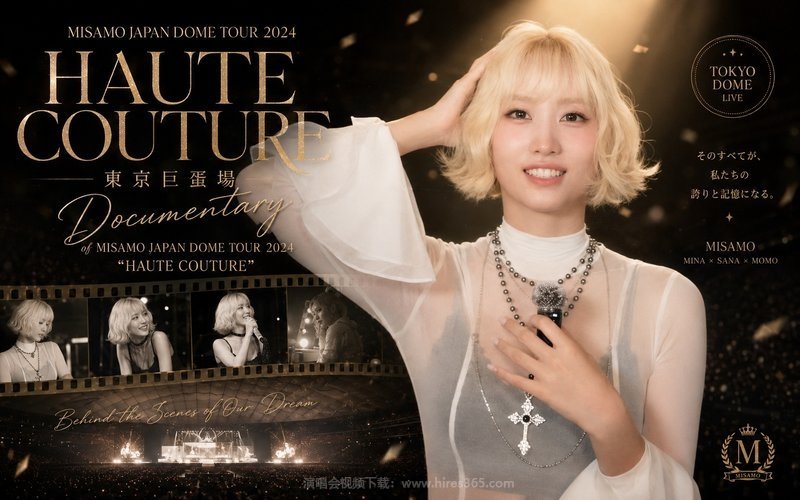 MISAMO – 2024 日本巨蛋巡回演唱会 东京巨蛋场 纪录片 Documentary of MISAMO JAPAN DOME TOUR 2024 “HAUTE COUTURE” 现场封面