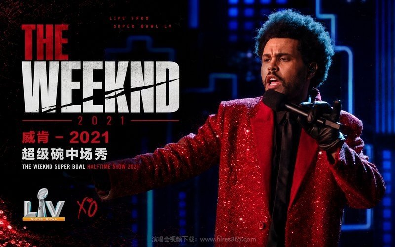 威肯 – 2021 超级碗中场秀 The Weeknd Super Bowl Halftime Show 2021 现场封面