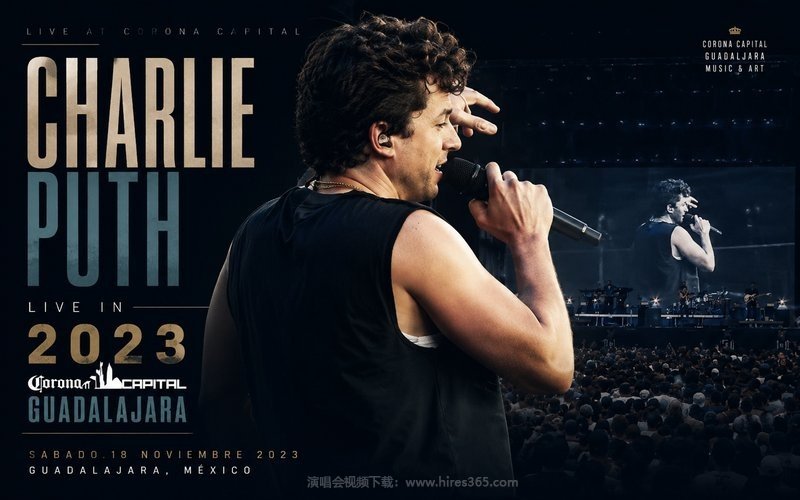 Charlie Puth – 2023 Corona Capital Guadalajara 现场封面