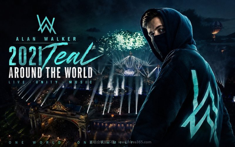 Alan Walker – 2021 Teal Around the World 现场封面