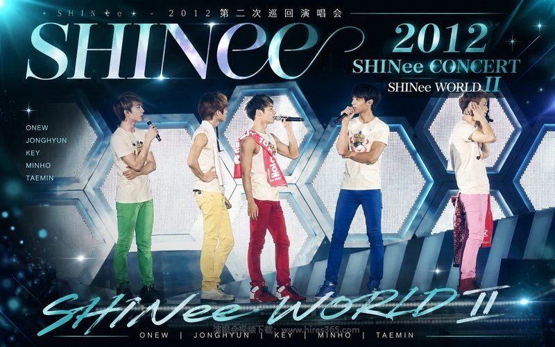 SHINee – 2012 第二次巡回演唱会 SHINee CONCERT SHINee WORLD II 现场封面
