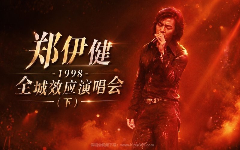 郑伊健 – 1998 全城效应演唱会（下） 现场封面