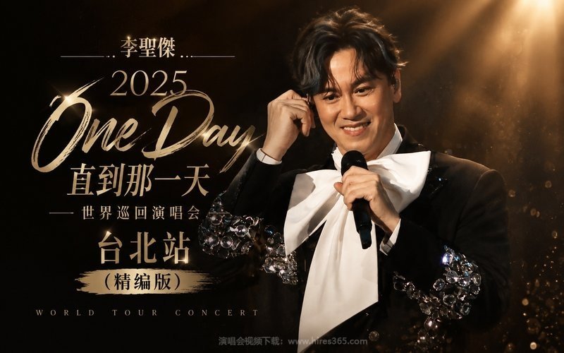 李圣杰 – 2025 One Day 直到那一天世界巡回演唱会 台北站（精编版） 现场封面