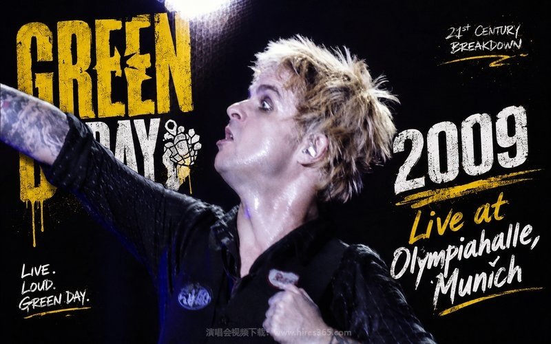 Green Day – 2009 Live at Olympiahalle, Munich 现场封面