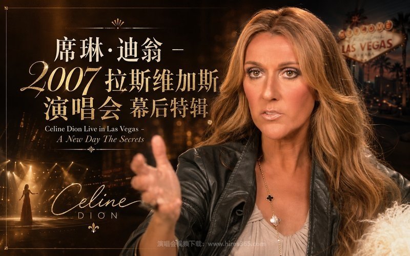 席琳·迪翁 – 2007 拉斯维加斯演唱会 幕后特辑 Celine Dion Live in Las Vegas – A New Day The Secrets 现场封面
