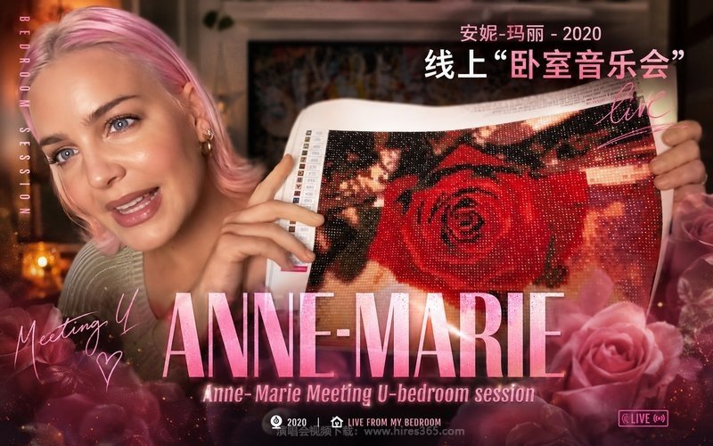 安妮-玛丽 – 2020 线上“卧室音乐会” Anne-Marie Meeting U-bedroom session 现场封面