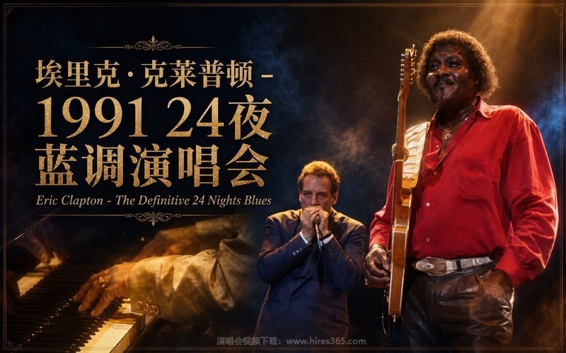 埃里克·克莱普顿 – 1991 24夜蓝调演唱会 Eric Clapton – The Definitive 24 Nights Blues 现场封面