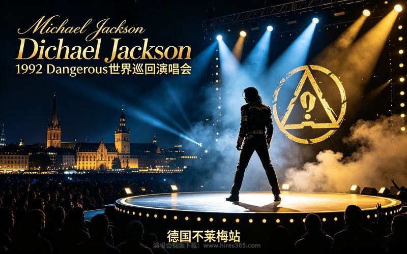 Michael Jackson – 1992 Dangerous世界巡回演唱会 德国不莱梅站 现场封面