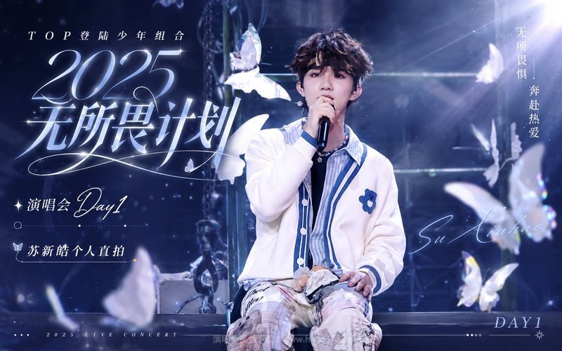 TOP登陆少年组合 – 2025 无所畏计划·演唱会Day1·苏新皓个人直拍 现场封面