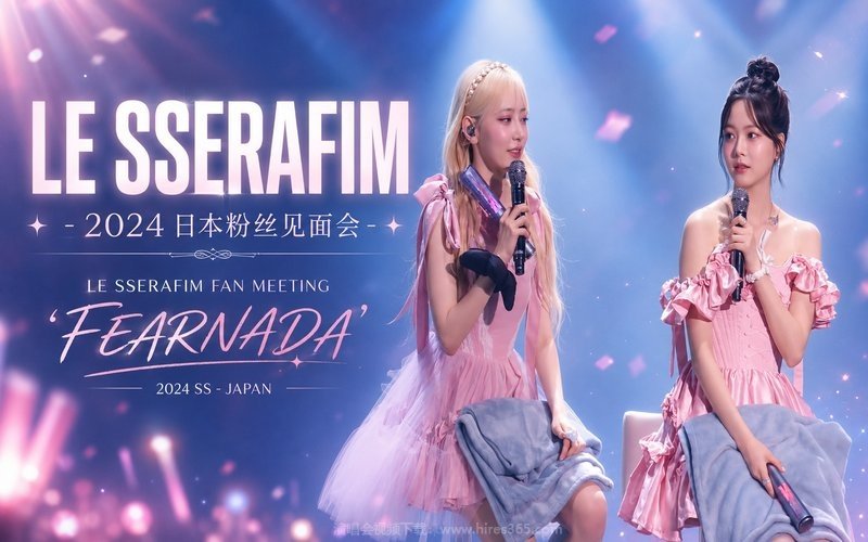 LE SSERAFIM – 2024 日本粉丝见面会 LE SSERAFIM FAN MEETING ‘FEARNADA’ 2024 SS – JAPAN 现场封面