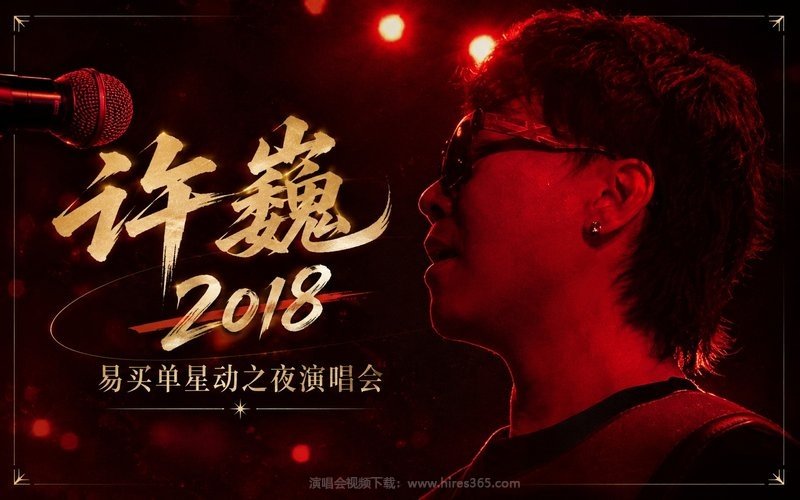 许巍 – 2018 易买单星动之夜演唱会 现场封面