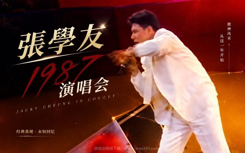 张学友 – 1987 演唱会 现场封面