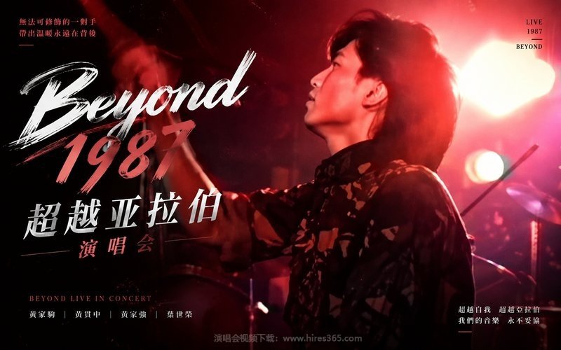 Beyond – 1987 超越亚拉伯演唱会 现场封面