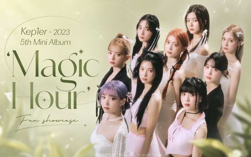 Kep1er – 2023 5th Mini Album‘Magic Hour’ Fan showcase 现场封面