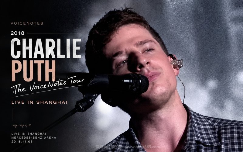 Charlie Puth – 2018 The VoiceNotes Tour – Live in Shanghai 现场封面