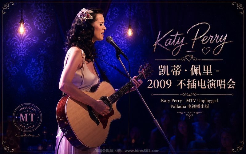 凯蒂·佩里 – 2009 不插电演唱会 Katy Perry – MTV Unplugged Palladia 电视播出版 现场封面