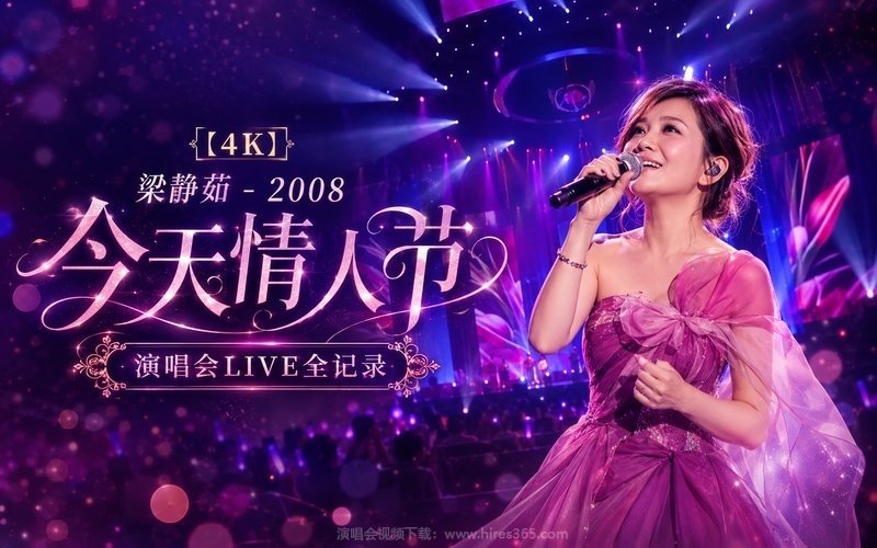 【4K】梁静茹 – 2008 今天情人节演唱会LIVE全记录 现场封面