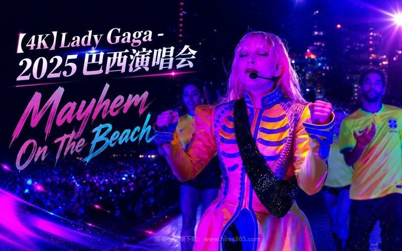 【4K】Lady Gaga – 2025 巴西演唱会 Mayhem On The Beach 现场封面