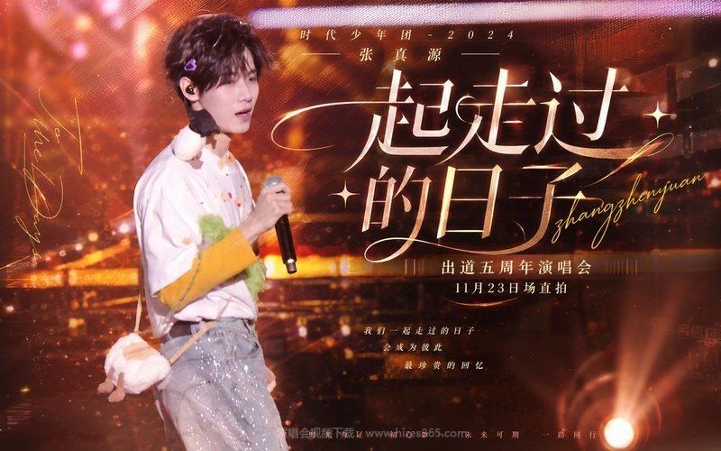 时代少年团 – 2024 张真源「一起走过的日子」出道五周年演唱会11月23日场直拍 现场封面