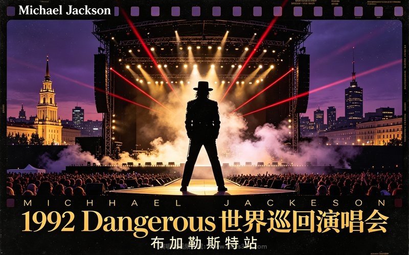 Michael Jackson – 1992 Dangerous世界巡回演唱会 布加勒斯特站 现场封面