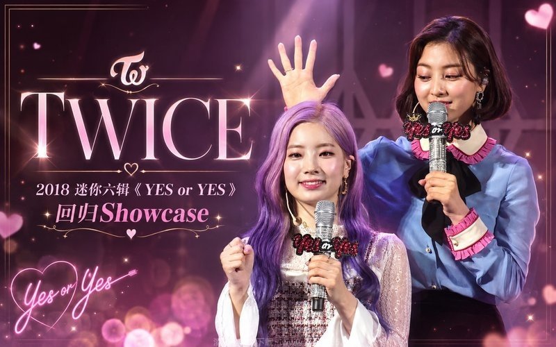 TWICE – 2018 迷你六辑《YES or YES》回归Showcase 现场封面