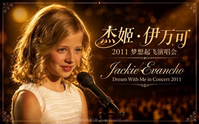 杰姬·伊万可 – 2011 梦想起飞演唱会 Jackie Evancho – Dream With Me in Concert 2011 现场封面