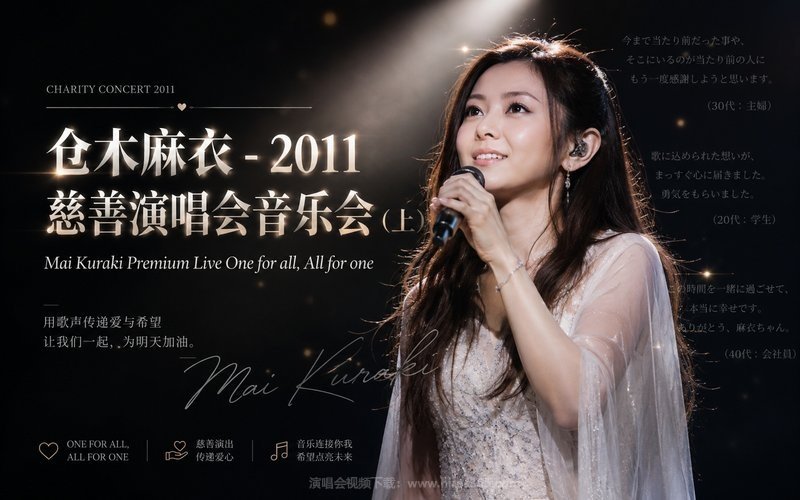 仓木麻衣 – 2011 慈善演唱会音乐会（上） Mai Kuraki Premium Live One for all, All for one 现场封面