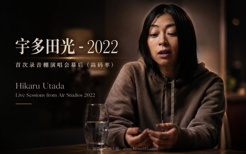 宇多田光 – 2022 首次录音棚演唱会幕后（高码率） Hikaru Utada Live Sessions from Air Studios 2022 现场封面