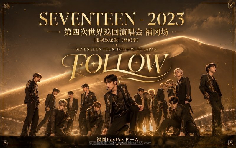 SEVENTEEN – 2023 第四次世界巡回演唱会 福冈场 [电视放送版]（高码率） SEVENTEEN TOUR ‘FOLLOW’ TO JAPAN 福岡PayPayドーム 现场封面